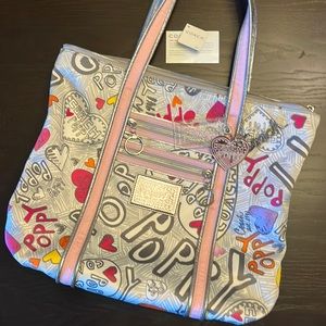 Coach Poppy Graffiti tote